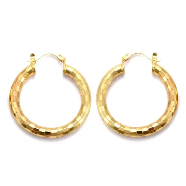 Boucles d'oreilles Créoles or 30 mm
