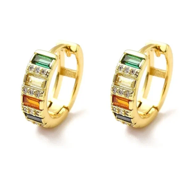 Boucles d'oreilles Créoles couleurs