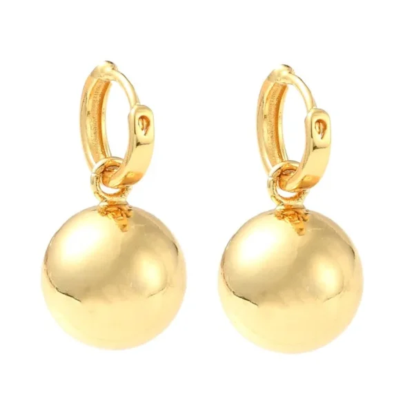 Boucles d'oreilles boule tombante