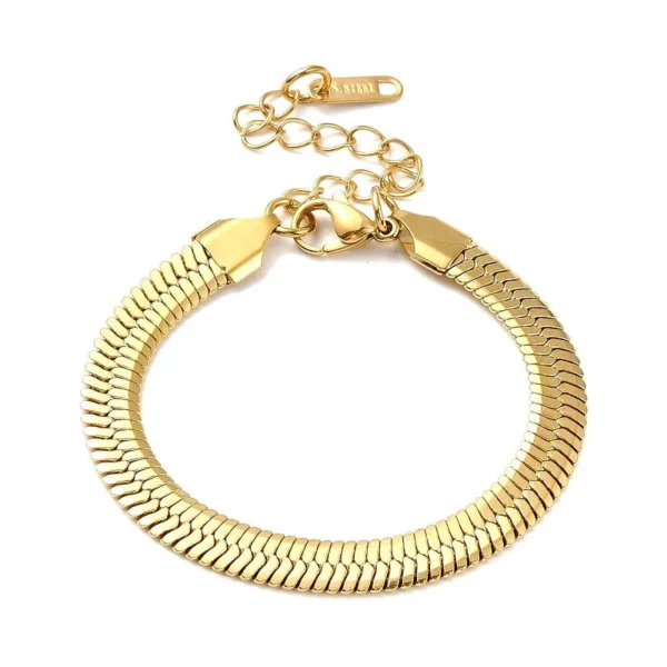 Bracelet - maille chevron 6 mm