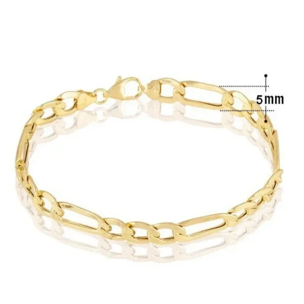 Bracelet - Maille figaro - 5 mm