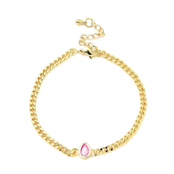 Bracelet souple or pendant rose