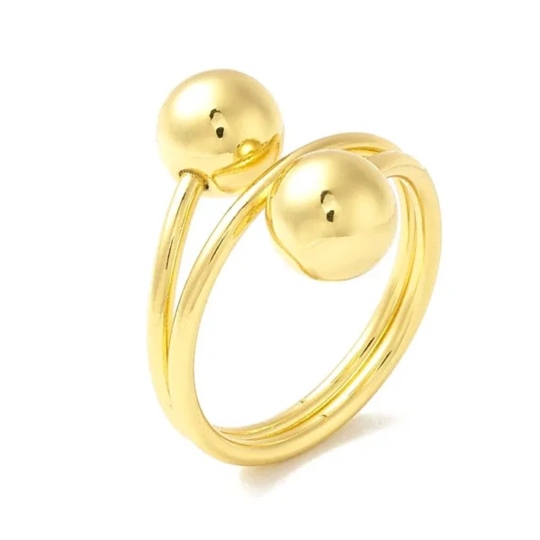 Bague réglable boules