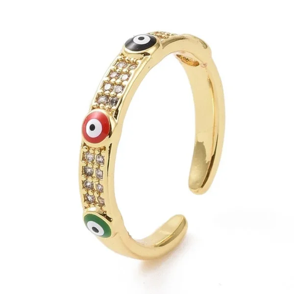 Bague réglable œil Oriental